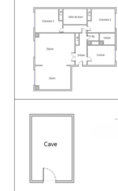 Appartement - 74 m² - 4 pièces