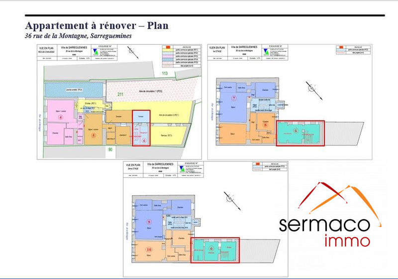Appartement - 55 m² - 5 pièces