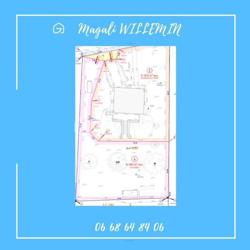 Terrain - 832 m²