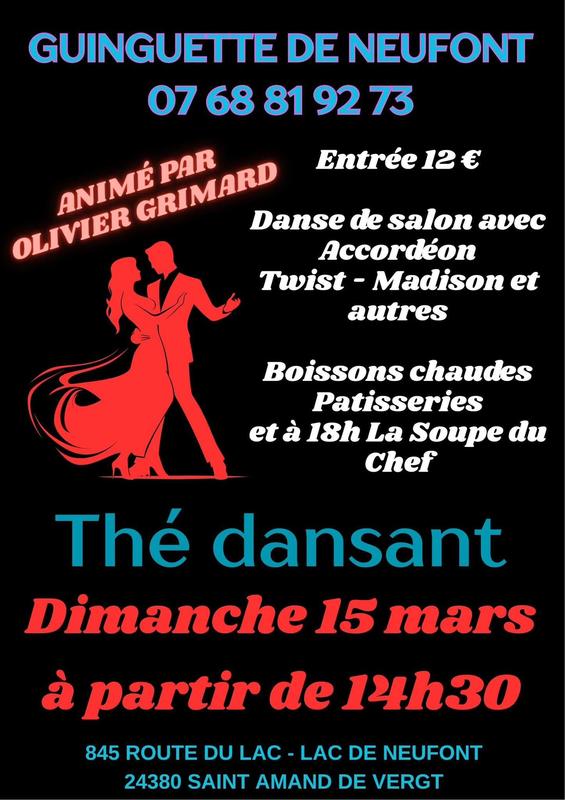 Thé dansant de la guinguette de Neufont