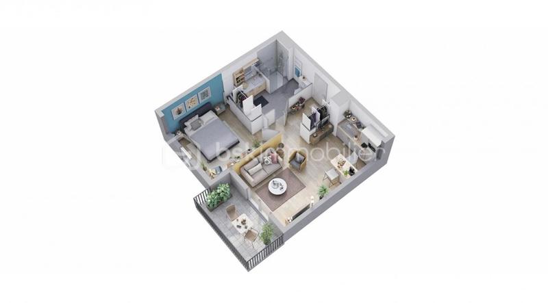 Appartement - 47 m² - 2 pièces