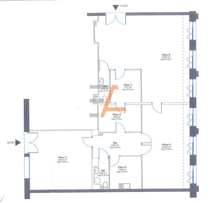 Appartement - 150 m² - 5 pièces