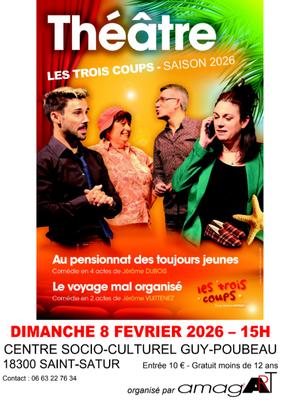 [Amag'Art] Compagnie les Trois Coups - Théâtre