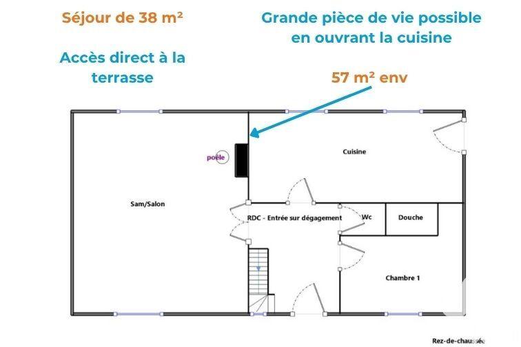 Maison - 133 m² - 5 pièces