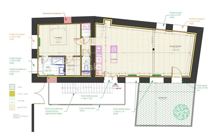 Immeuble - 110 m² - 10 pièces