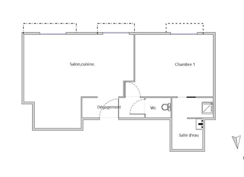 Appartement - 38 m² - 2 pièces