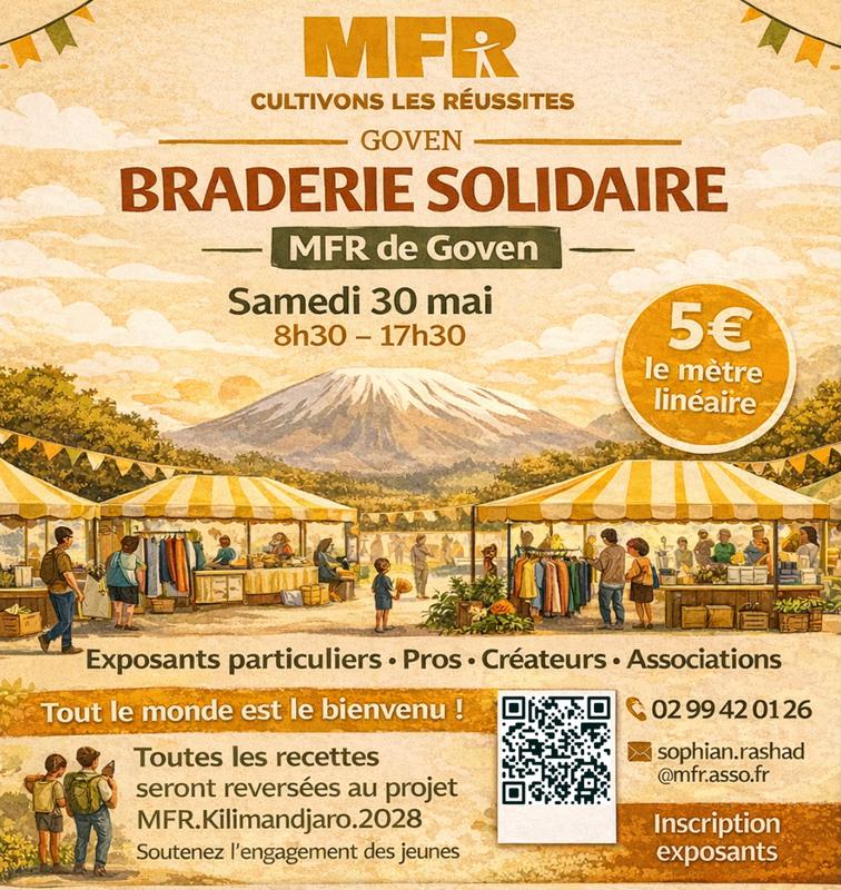 Braderie solidaire à la mfr