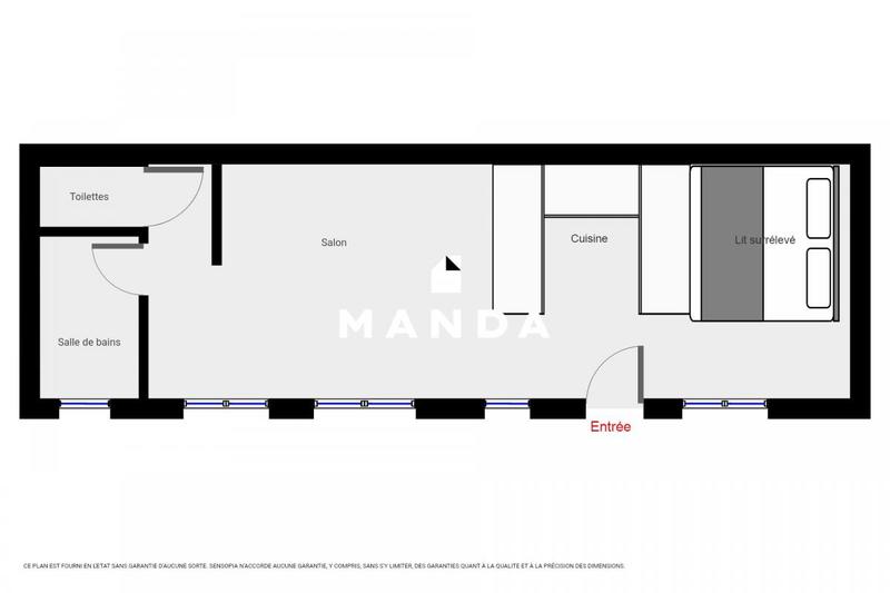 Studio - 26 m² - 1 pièce