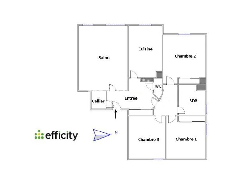 Appartement - 101 m² - 4 pièces