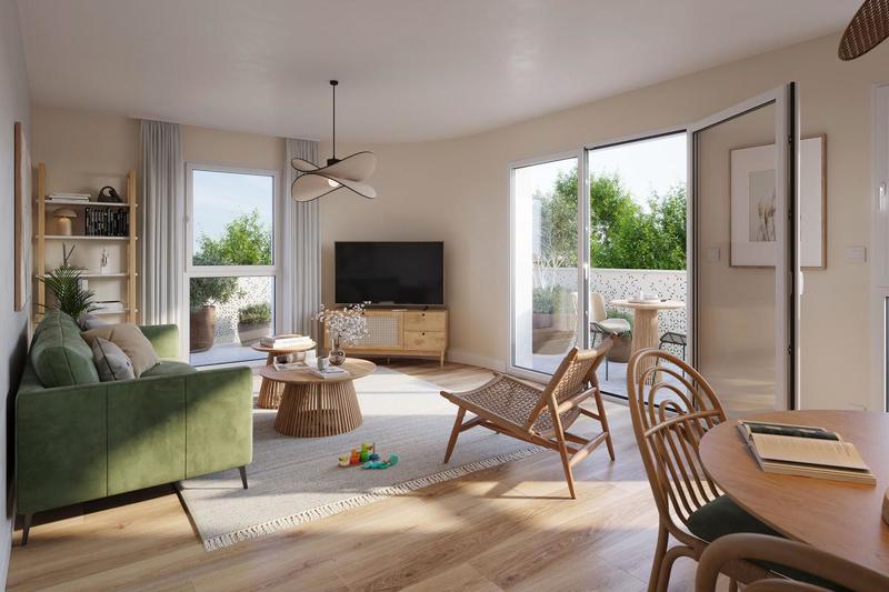 Appartement - 45 m² - 2 pièces