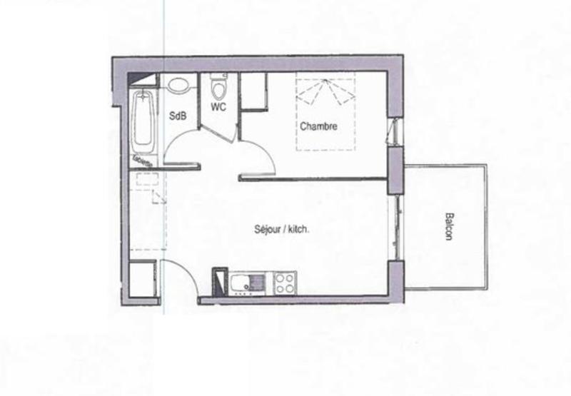 Appartement - 32 m² - 2 pièces