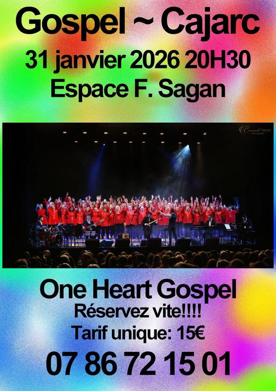 Concert "One Heart Gospel" à Cajarc