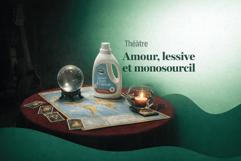 Théâtre : Amour, lessive et monosourcil
