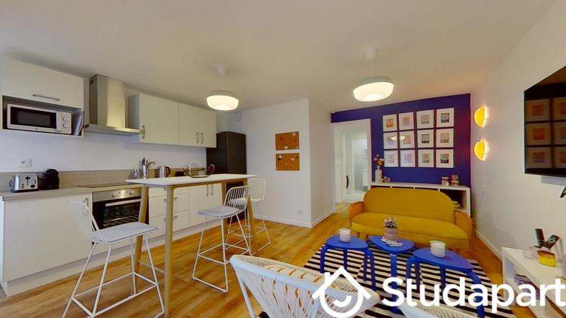 Chambre - 9 m² - 1 pièce