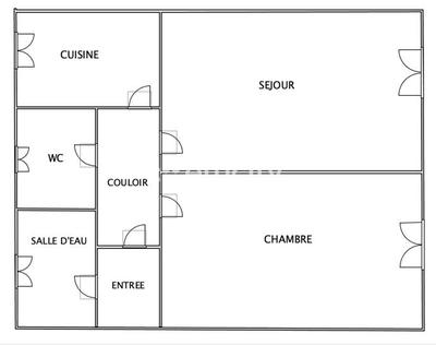 Appartement - 40 m² - 2 pièces