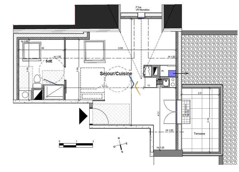 Appartement - 31 m² - 1 pièce