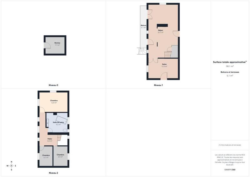 Maison - 88 m² - 5 pièces