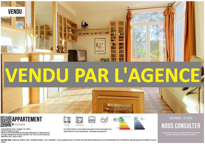 Appartement - 112 m² - 4 pièces