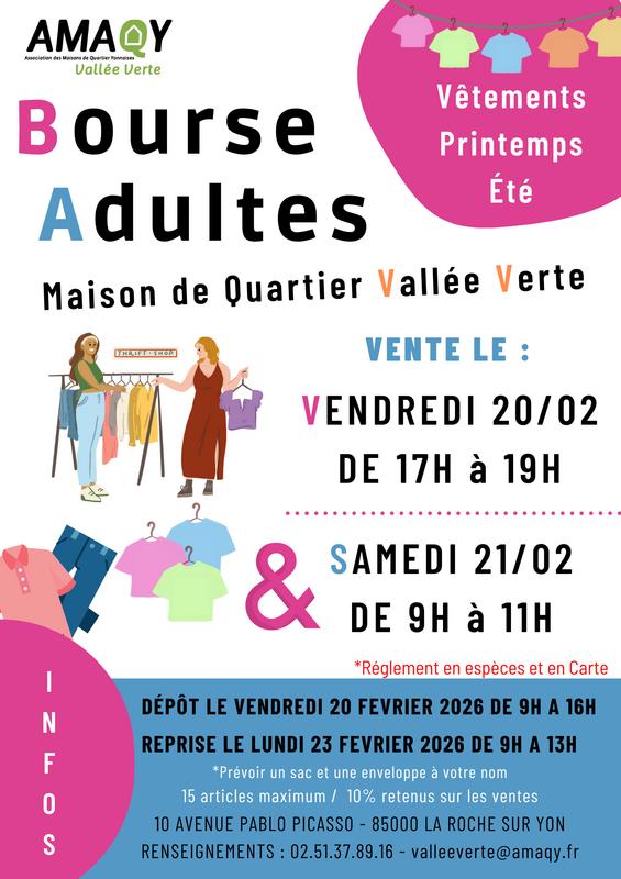 Bourse aux vêtements adultes