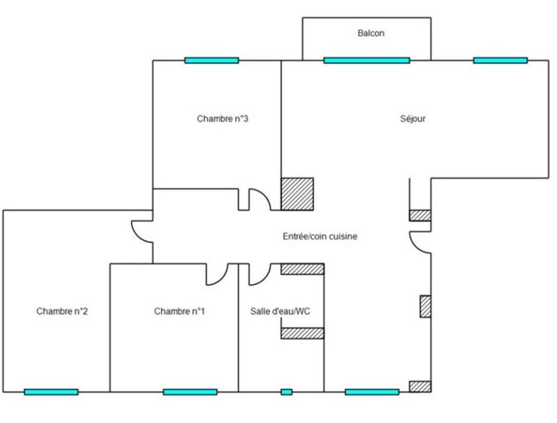Appartement - 73 m² - 4 pièces