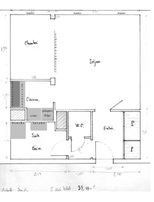 Appartement - 37 m² - 1 pièce
