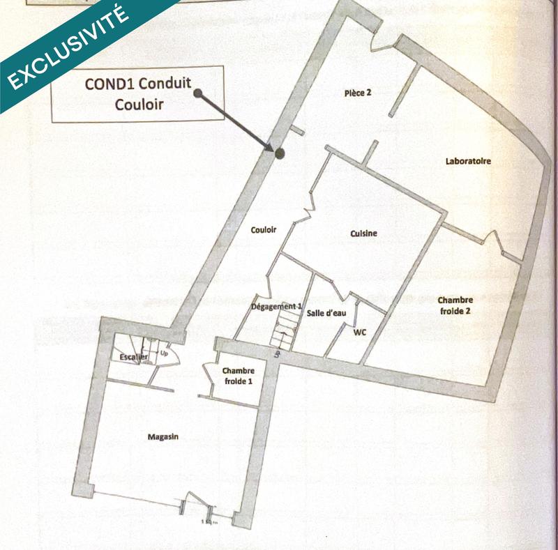 Local commercial - 101 m² - 7 pièces