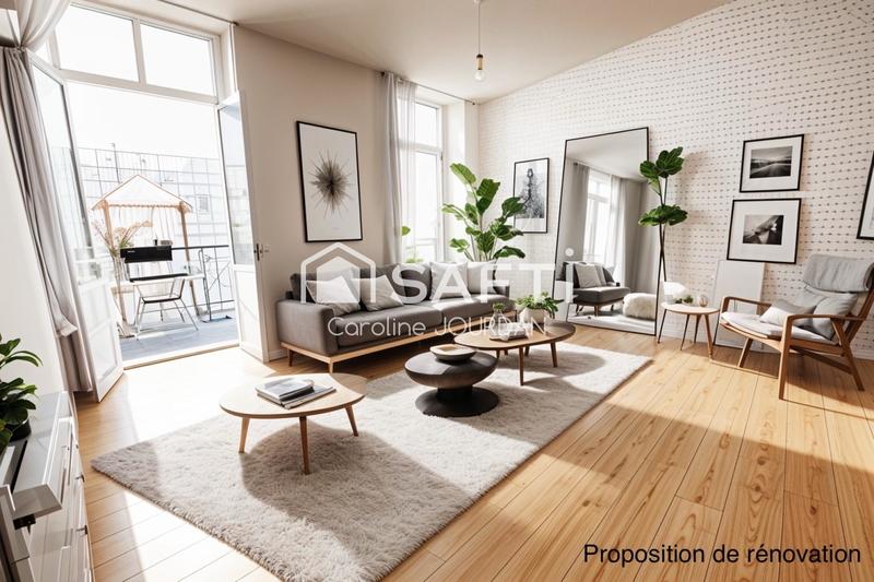 Appartement - 61 m² - 3 pièces