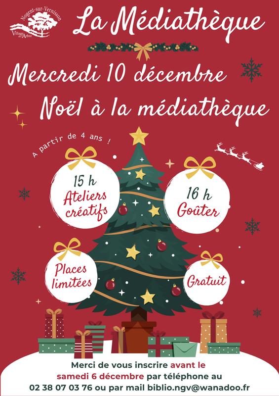 Noël à la médiathèque