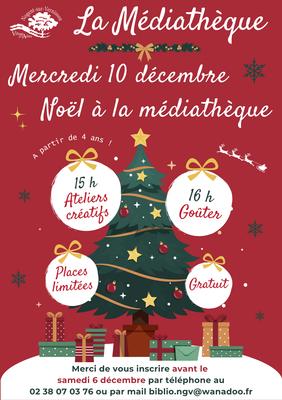 Noël à la médiathèque