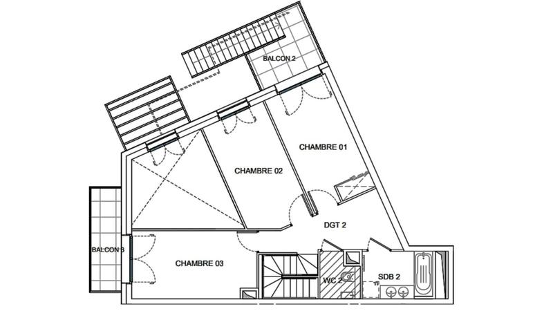 Appartement - 100 m² - 4 pièces
