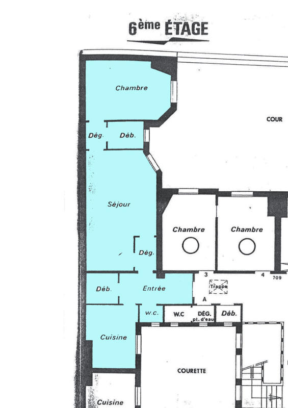 Appartement - 50 m² - 2 pièces