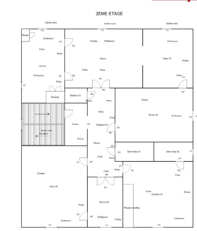 Appartement - 236 m² - 9 pièces