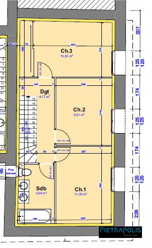 Maison ancienne - 110 m² - 5 pièces