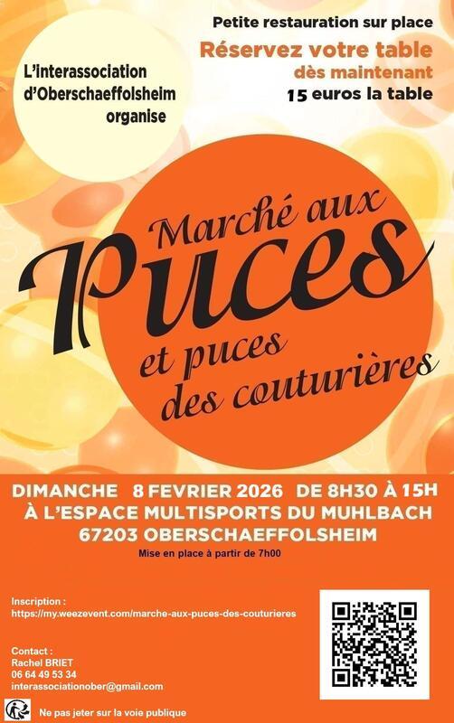 Marché aux puces et puces des couturières