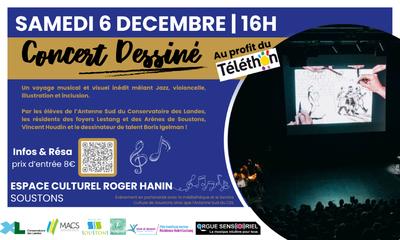 Concert dessiné au profit du téléthon