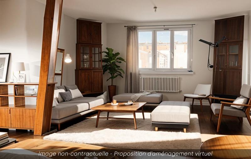 Appartement - 95 m² - 6 pièces