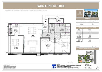 Appartement - 71 m² - 3 pièces