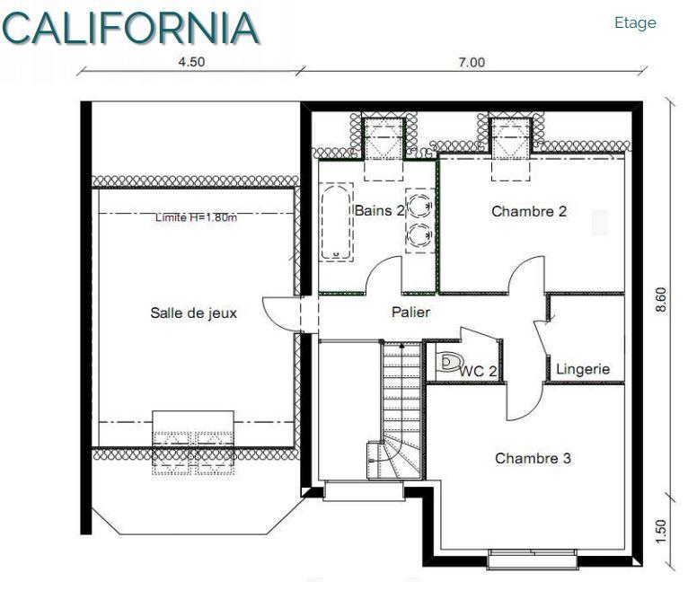 Maison - 120 m² - 6 pièces