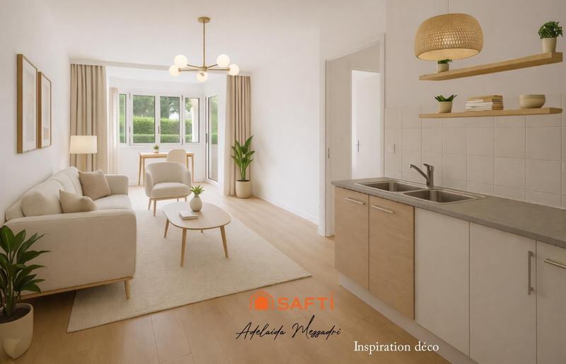 Appartement - 46 m² - 2 pièces