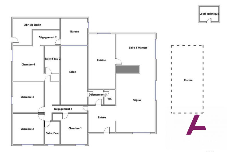 Maison - 150 m² - 6 pièces