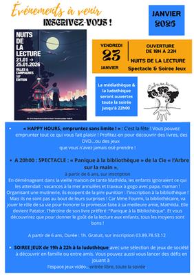 Nuits de la lecture
