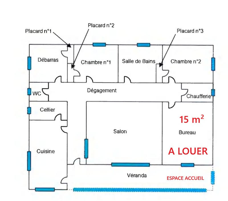 Local commercial - 15 m²