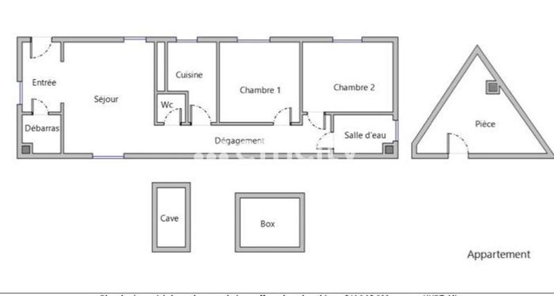 Appartement - 67 m² - 3 pièces