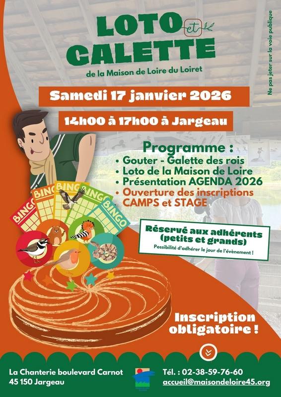 Evènement (public adhérents) : Loto Galette