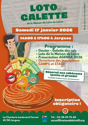 Evènement (public adhérents) : Loto Galette