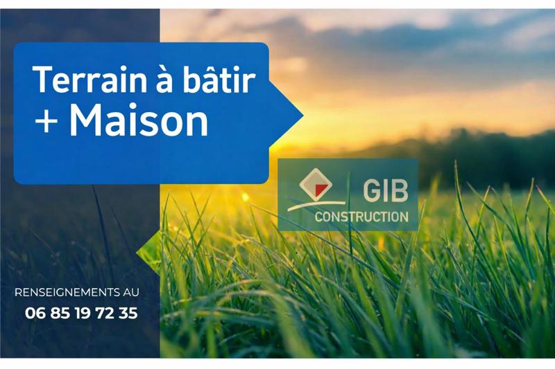 Terrain constructible - 650 m²