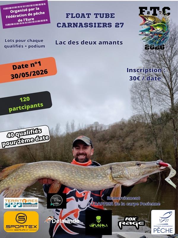 Challenge float tube carnassiers