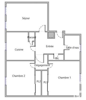 Appartement - 69 m² - 3 pièces