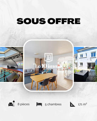Maison - 171 m² - 8 pièces