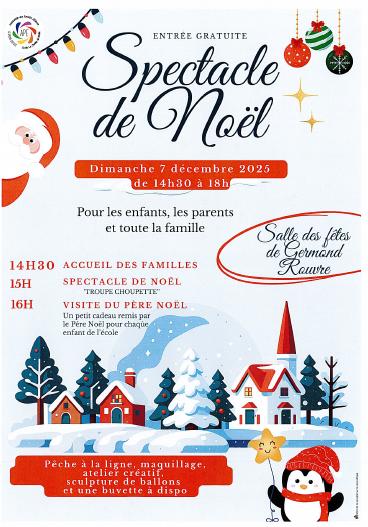 Spectacle de Noël à Germond-Rouvre